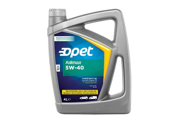Motor Yağı (4 Lt) Fullmax 5W40  OPET 5W40 4 LT FLMX