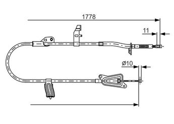 El Fren Teli Arka Sol BOSCH 1 987 482 305  36531BA00B 36531BA00B 36531BA00B 36531BA00B 36531AV600