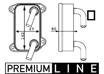Motor Yağ Soğutucu  MAHLE CLC 40 000P  30637079 9445827 9496495