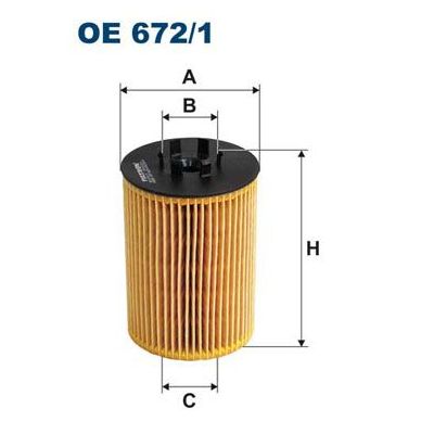 Yağ Filtresi  BMW 6 Serisi Cabrio (E64)(2004->)  FILTRON OE 672/1