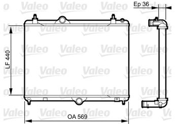 Su Radyatörü  VALEO 735371  1301SQ 1330X2 1330-X2 1333A0 1333-A0 9688421380