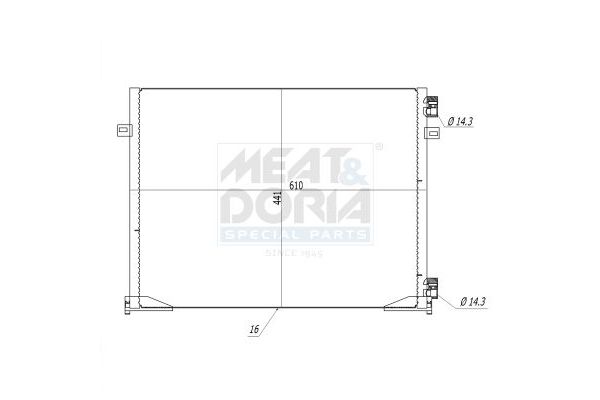 Klima Radyatörü  Nissan Primastar (X83)(09.2002->)  PSA ORJINAL 91168643