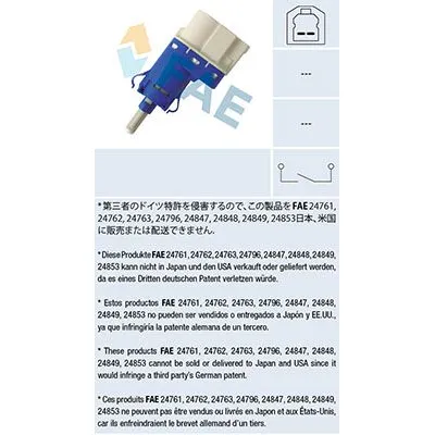 Fren Müşürü  Ford B-MAX (CB2)(2012->)  MAHER 36322