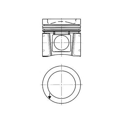 Piston (102.50MM-0.50)  GOETZE 87-72535-050