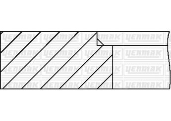 Segman (81.01MM-1.00)  YENMAK 91-09318-100  91-09318-100