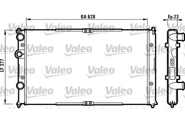 Su Radyatörü  BMW 1 Serisi 5 Kapı (F20)(2011->)  VALEO 732710