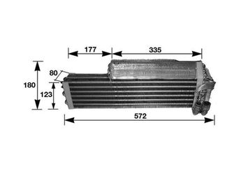 Kalorifer Radyatörü  MAHLE AE 37 000S  8305058 000 830 50 58 8303358 0008303358 1268300458 268300458 A0008305058 A 000 830 50 58 A1268300458