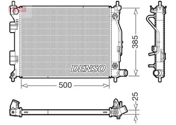 Su Radyatörü  DENSO DRM41033  DRM41033 25310C8050
