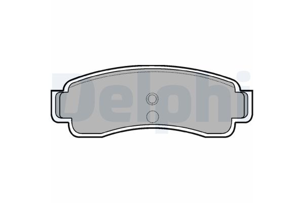 Fren Disk Balata Arka Nissan Sunny Coupe/ Traveller (B12)(08.1986->)  DELPHI LP806