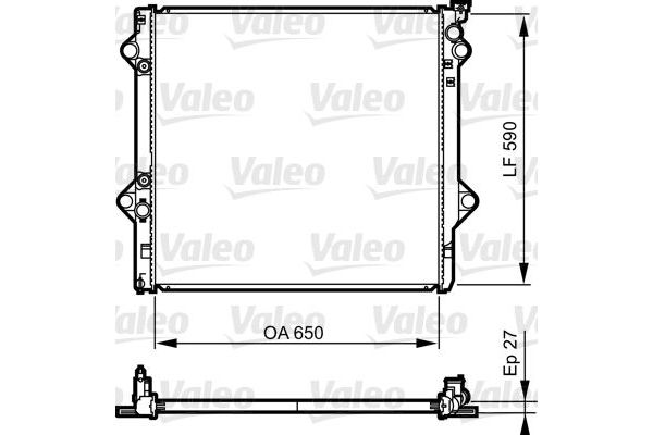 Su Radyatörü  Toyota Land Cruiser (J12)(2003->)  VALEO 735569