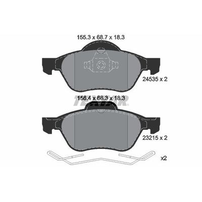 Fren Disk Balata Ön TEXTAR 2453501