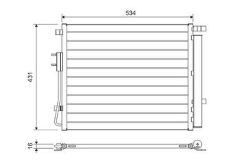 Klima Radyatörü  VALEO 814459  976062W00 976062W000 97606-2W000 976062W001 97606-2W001 97606C6000 97606-C6000