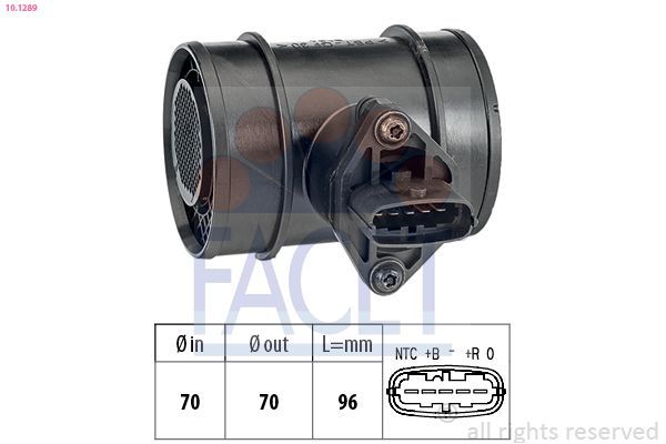 Hava Debimetresi  Hyundai Santa Fe (SM)(2001->)  TOPRAN 820 787