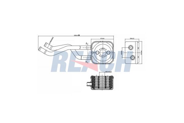 Motor Yağ Soğutucu  MAHER 17200