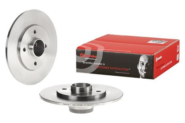 Fren Disk Ayna Arka Sağ ve Sol Renault Clio II / (Makyajlı)(B/CB0)(06.2001->)  BREMBO 08.5834.27