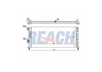 Su Radyatörü  ORİS 1871-4811  46807378 51779233 51861635