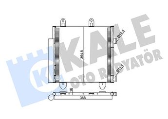 Klima Radyatörü  KALE 345330  88450YV020 B000995480