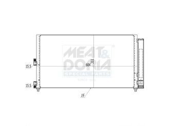 Klima Radyatörü  DELPHI TSP0225593  46820833 51732993 51802116 51804991 51804892