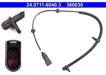 Abs Sensörü Arka Sol ATE 24.0711-6040.3  98AG2B372CC 1067208 1088635 98AG2B372BE 98AG-2B372-BE 98AG2B372BF 98AG-2B372-BF