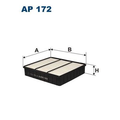 Hava Filtresi  Mitsubishi Lancer Sedan (C60A/C70A)(1989->)  FILTRON AP 172