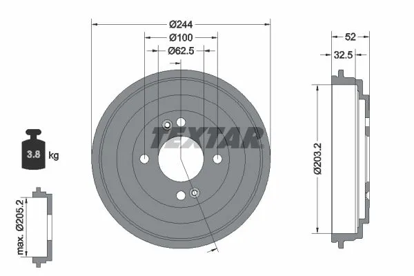 Kampana Arka Sağ ve Sol Hyundai i20 (BC3)(08.2020->)  KRAFTVOLL 07050084