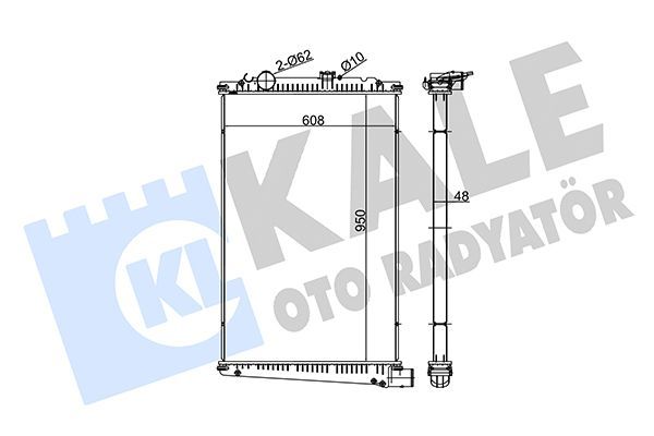 Su Radyatörü  KALE 350225
