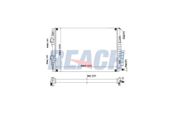 Su Radyatörü  Renault Vel Satis (BJ0)(02.2002->)  VEKA 16-1431B