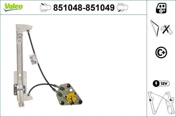 Cam Krikosu Arka Sol VALEO 851048