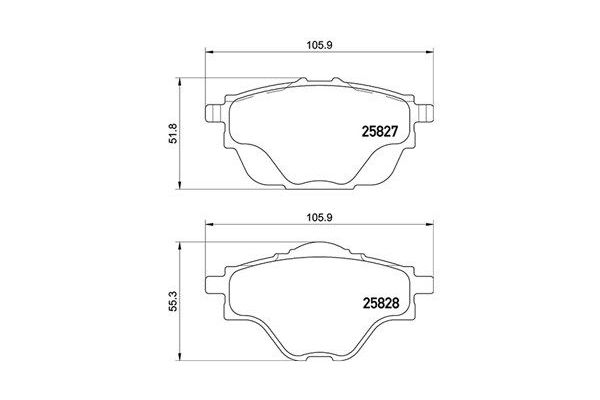 Fren Disk Balata Arka Peugeot 408 (P6)(10.2022->)  MAGNETI MARELLI 363700461124