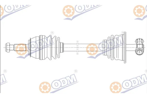 Aks Komple Ön Sol ODM RN-8-8568