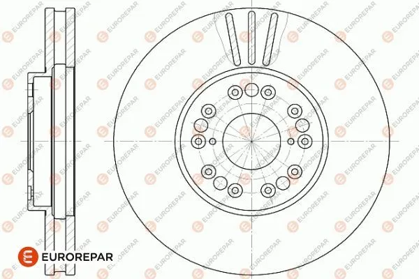 Fren Disk Ayna Ön Sağ ve Sol Lexus LS 400 (UCF20)(1995->)  EUROREPAR 1642763680
