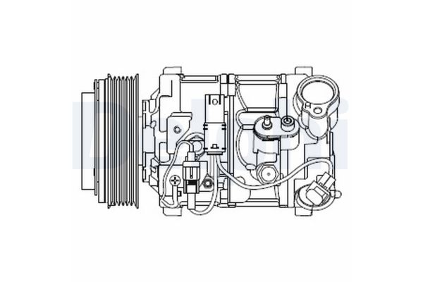 Klima Kompresörü  BMW 3 Serisi Sedan (E90)(2004->)  DELPHI CS20545