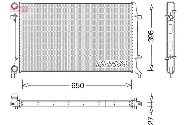 Su Radyatörü  DENSO DRM32045