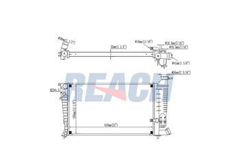 Su Radyatörü  RADISEN RR 63585  1301L8 1301MO 1301L9 1301M0