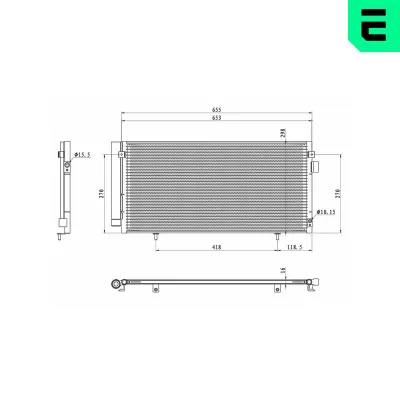 Klima Radyatörü  Subaru Forester (S12/SH)(2008->)  ERA 667400