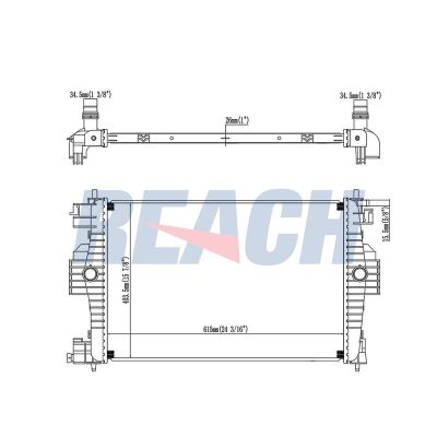 Su Radyatörü  Peugeot 308 CC Cabrio-Coupe (03.2009->)  OPEL ORJINAL 95513834