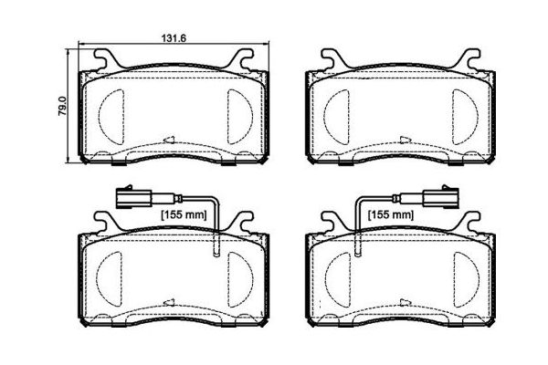 Fren Disk Balata Ön BREMBO P 23 185
