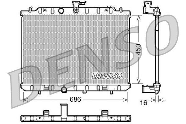 Su Radyatörü  DENSO DRM46006