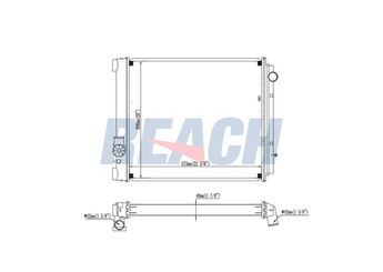 Su Radyatörü  RADISEN RR 614289-MT  ME418713 ME418428 RR614289MT