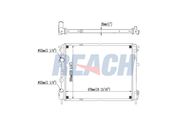 Su Radyatörü  MGA 80131