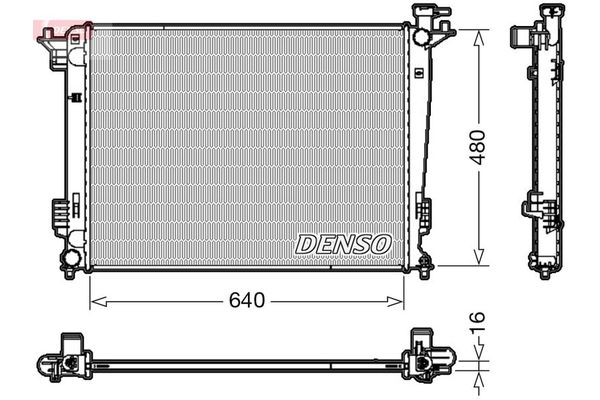 Su Radyatörü  DENSO DRM41003