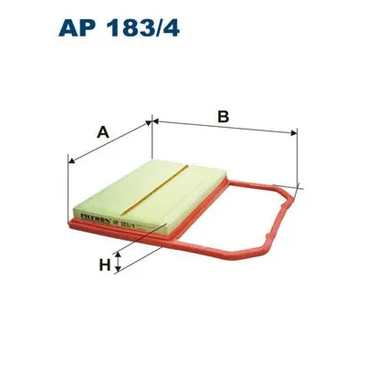 Hava Filtresi  Volkswagen up! (122/BL2)(05.2016->2019)  FILTRON AP 183/4