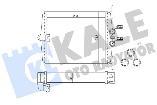 Kalorifer Radyatörü  KALE 346630