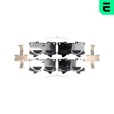 Fren Disk Balata Ön Toyota Land Cruiser (J15)(2018->)  OPTIMAL BP-13048