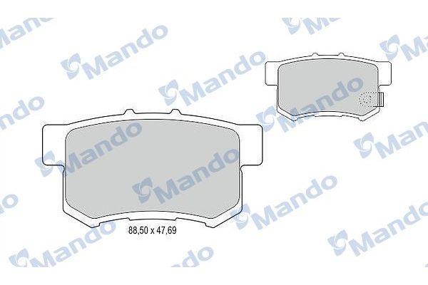 Fren Disk Balata Arka Honda Accord Coupe (CG2/4)(06.1998->)  MANDO MBF015128