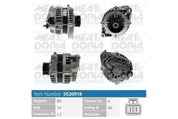 Alternatör  Nissan Primera 4/5 Kapı (P11)(06.1999->)  SPAGO ALT1088