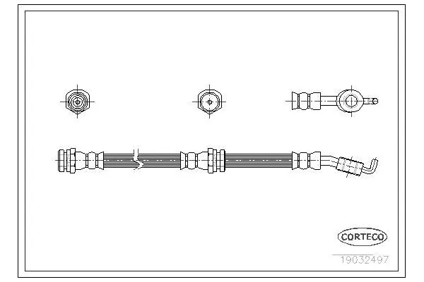 Fren Hortumu Arka Sağ veya Sol CAVO C901 230A