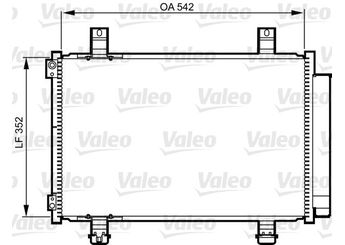 Klima Radyatörü  VALEO 814219  9531051K00000 4709214 9531051K00 95310-51K00 93194055