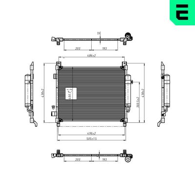 Klima Radyatörü  Nissan Note (E12)(2013->)  ERA 667404