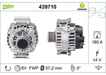 Alternatör  VALEO 439710  6H903017DX 6H903017D 06H903017D 06H903017DX